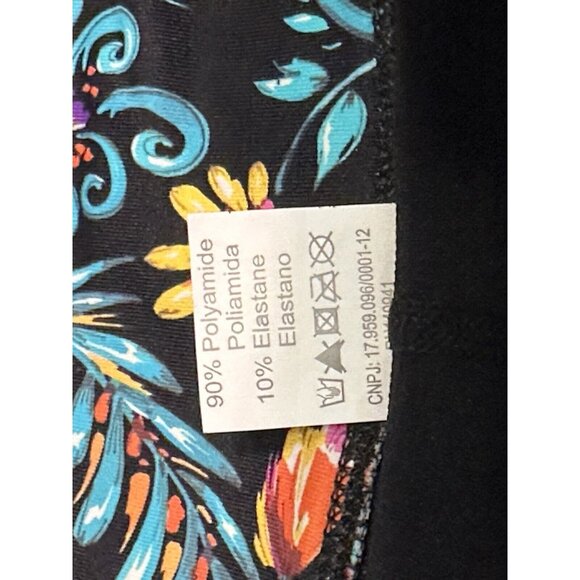 Dona Jo Ladies Sz XL Tennis Golf Pickleball skort Stretch Pull On Floral - Picture 7 of 9